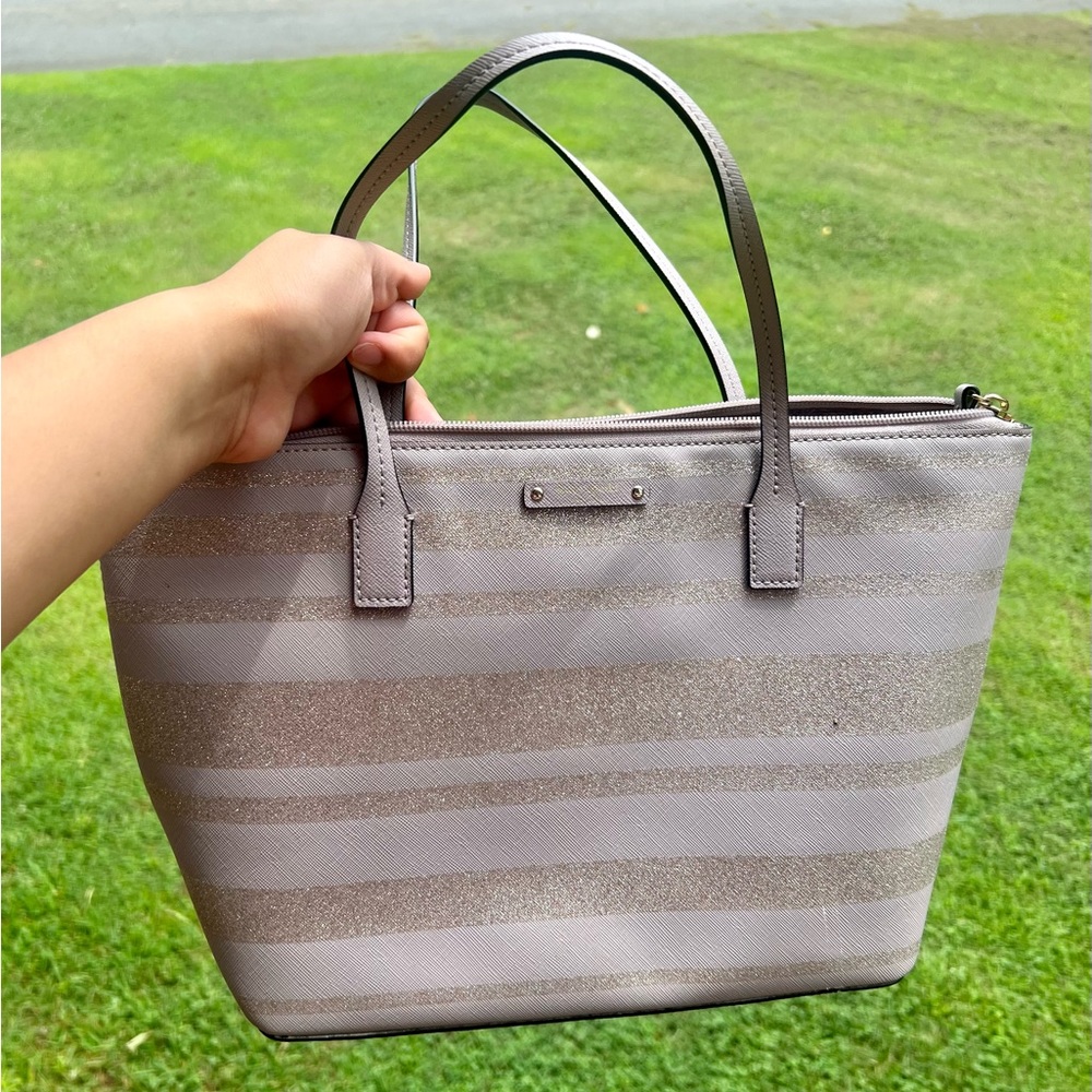 Kate Spade Purple Glitter Purse